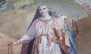 66 La Madonna, affresco di una mano ispirata...